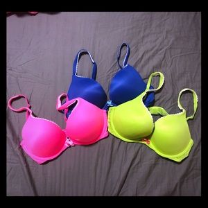 Victoria’s Secret Body Push Up Bras (3) - 34C